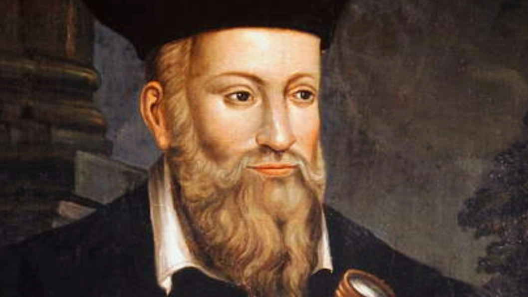 Un dipinto raffigurante Nostradamus