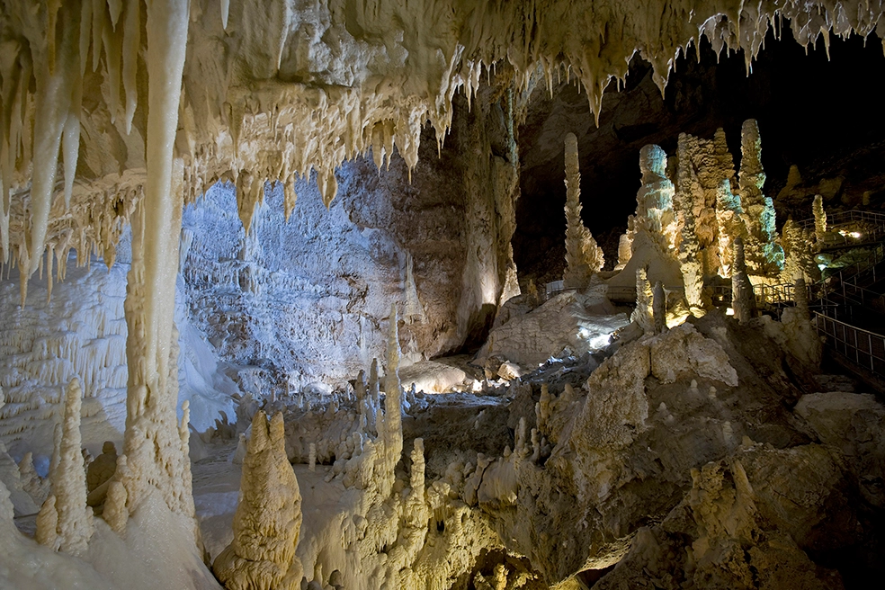 Uno scorcio delle Grotte di Frasassi