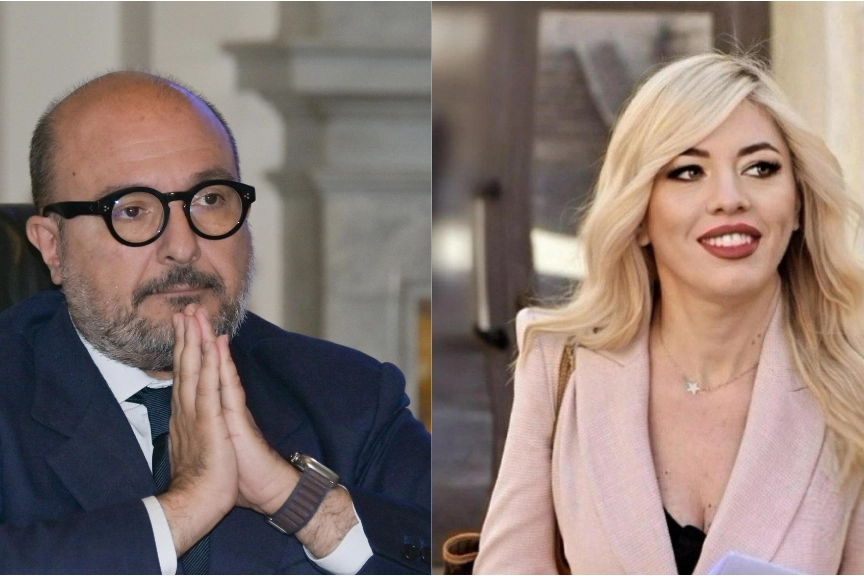 Gennaro Sangiuliano e Maria Rosaria Boccia