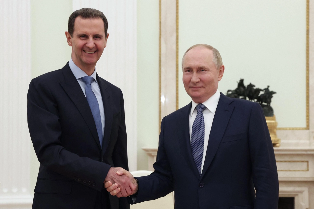 Bashar al-Assad e Vladimir Putin