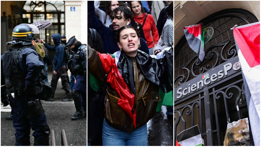Manifestazioni pro-Palestina a Parigi (Ansa)