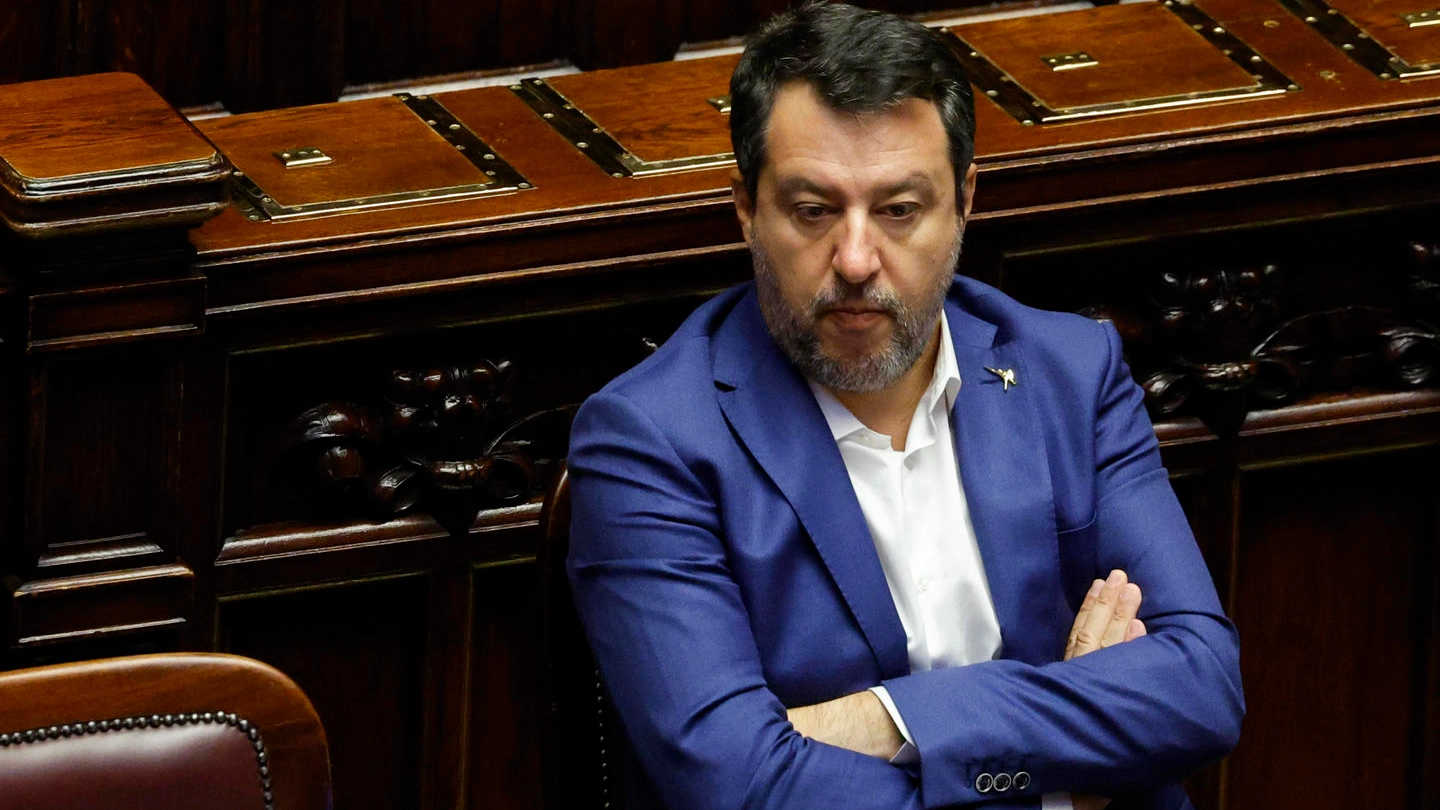 Matteo Salvini, ministro delle Infrastrutture e dei Trasporti e leader della Lega