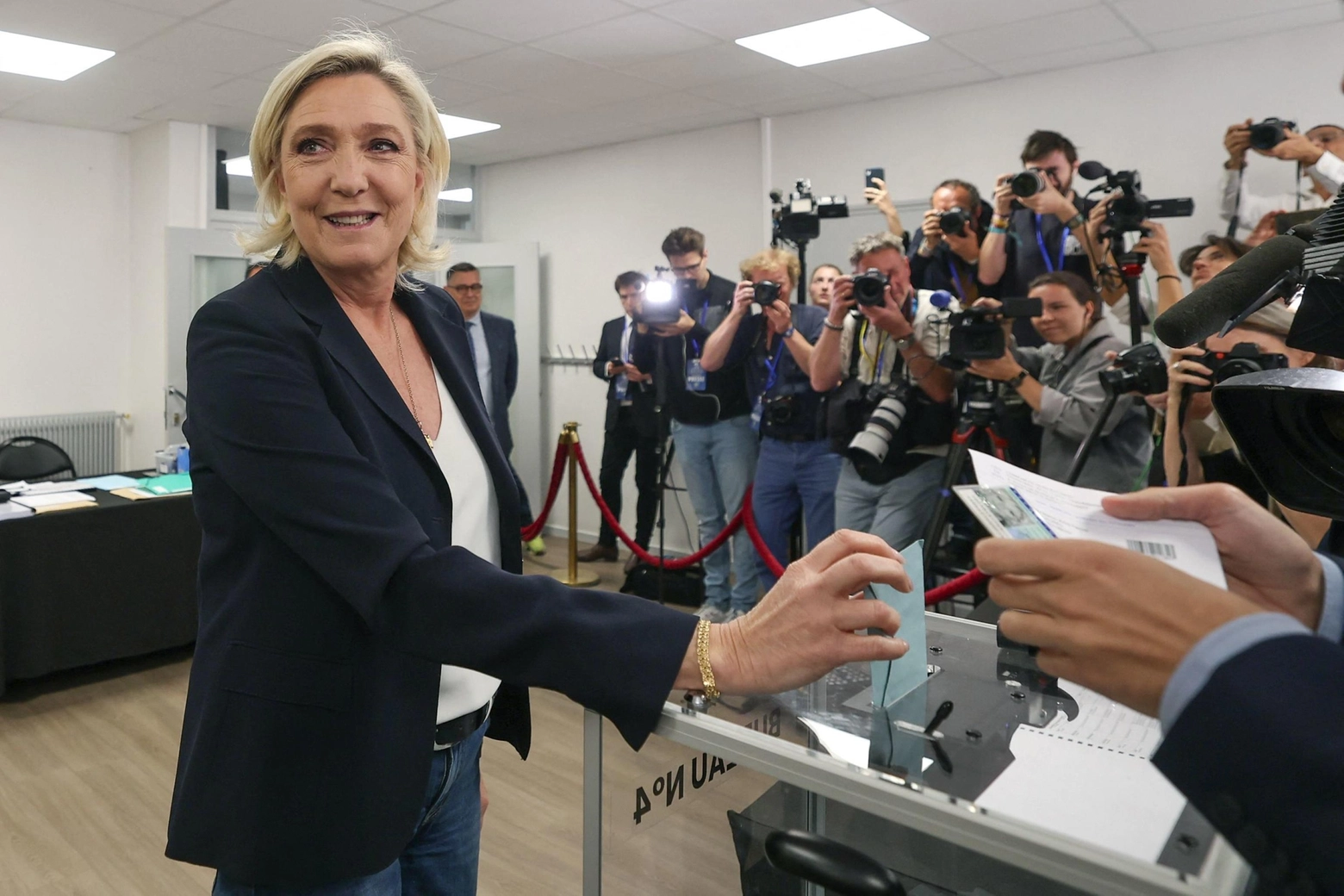 Marine Le Pen al voto