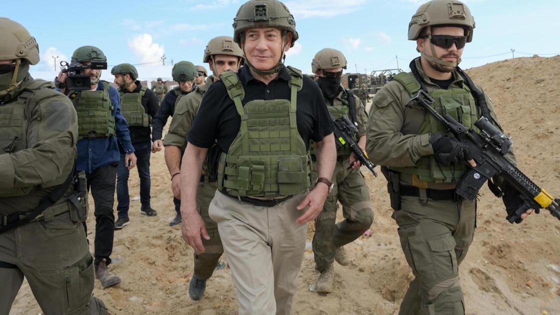 Netanyahu va a Gaza, 