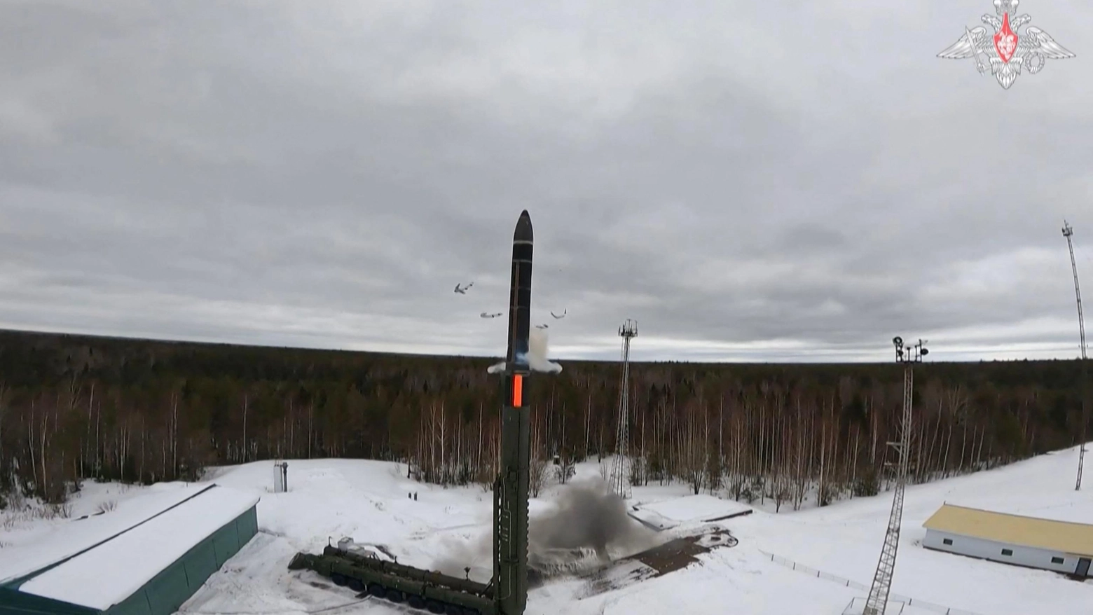 Un missile ICBM russo