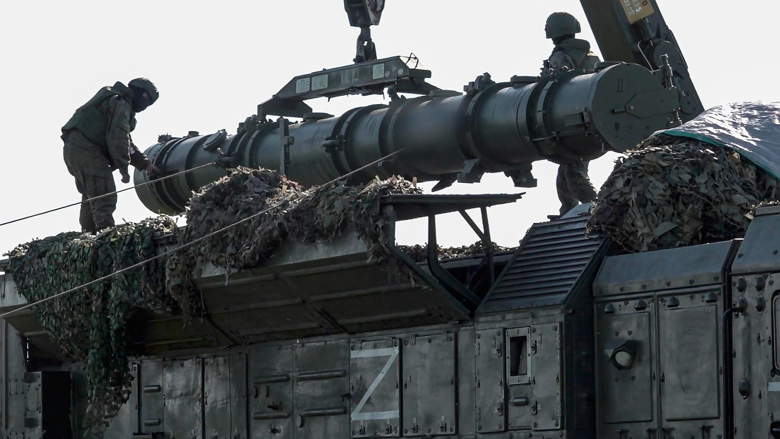 Un sistema missilistico russo Iskander (foto Ansa)