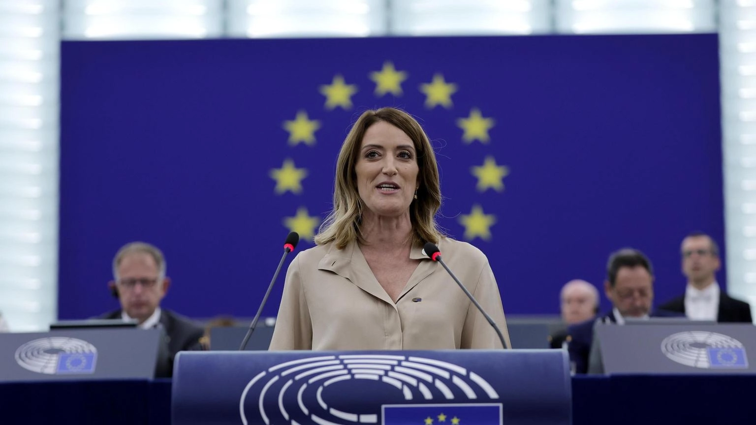 Roberta Metsola rieletta presidente del Parlamento europeo
