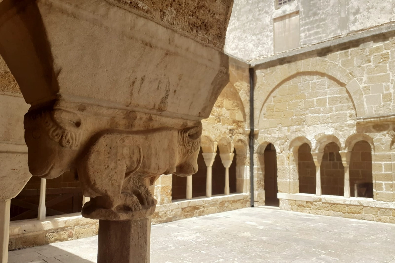 IL chiostro della Chiesa di San Benedetto a Brindisi