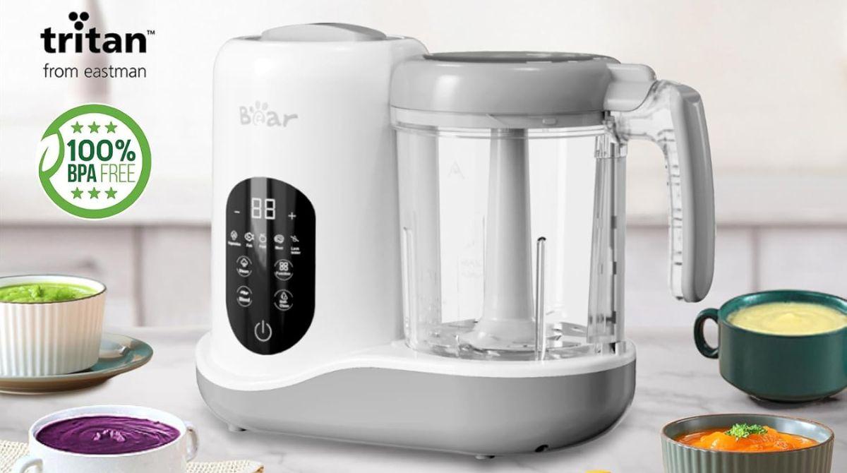 Cucina per il tuo bebè con il Cuocipappa Bear 7 in 1: pappe sane in un click