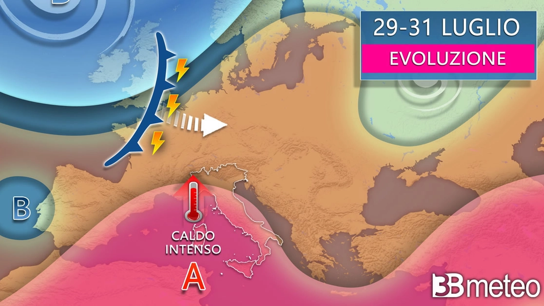 Previsioni meteo, ondata di caldo africano punta l'Italia