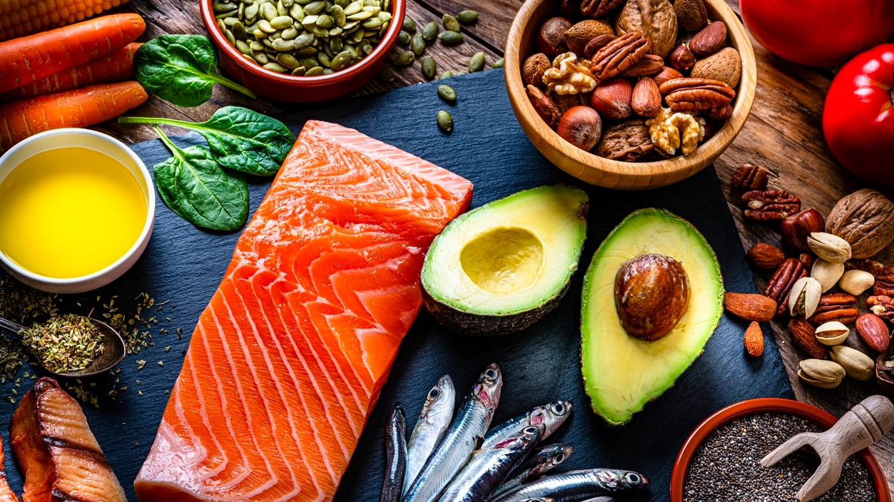 Food with high content of Omega-3 fats