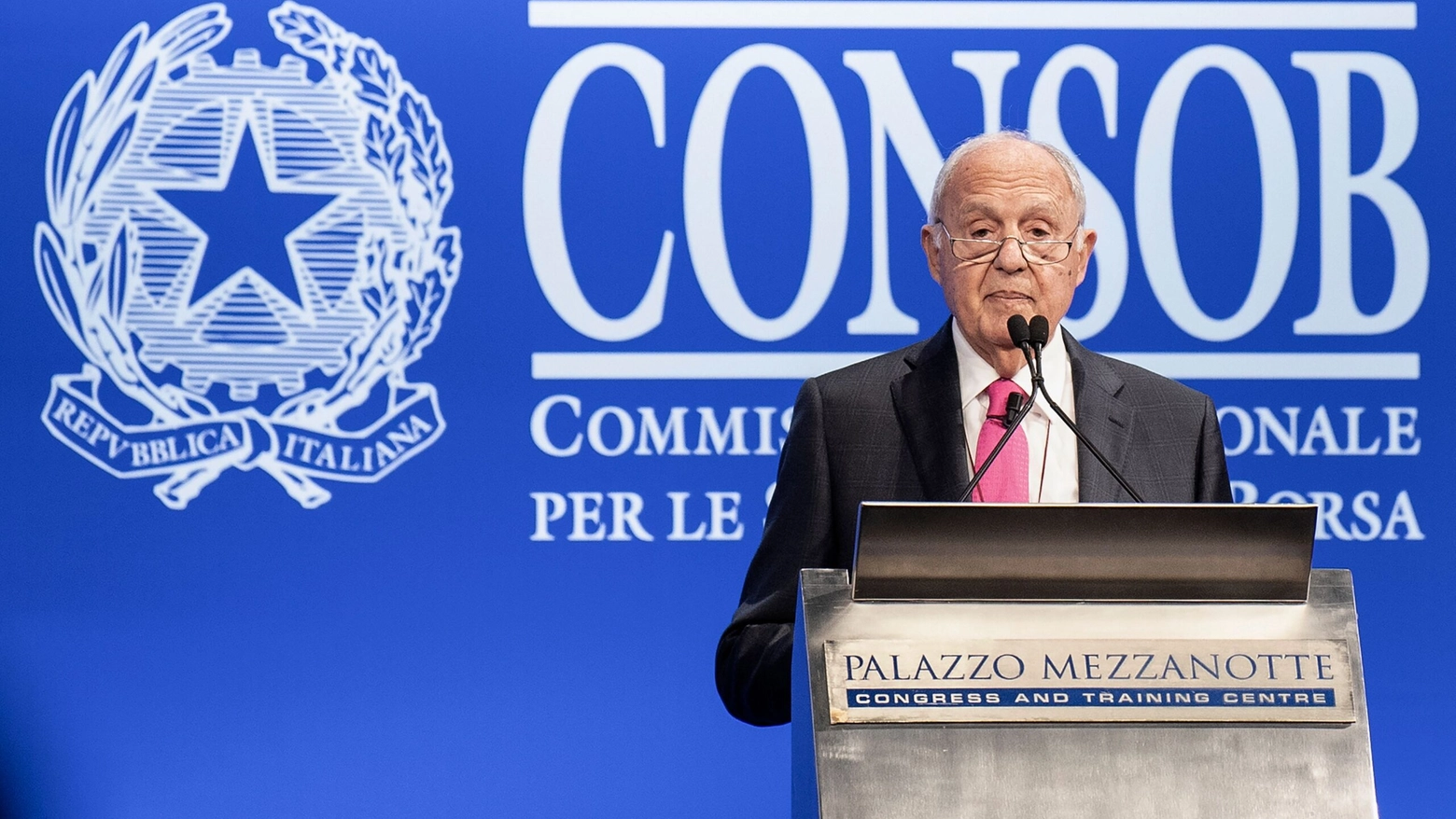 Paolo Savona, presidente della Consob