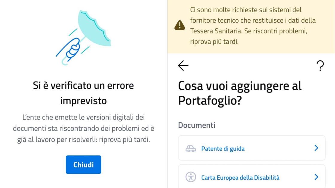 Perché IT Wallet (a volte) non funziona: “Problemi tecnici con il caricamento della tessera sanitaria”