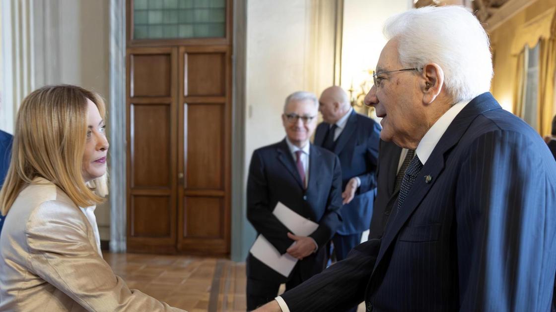 Nessun incontro a due Mattarella Meloni al pranzo al Colle