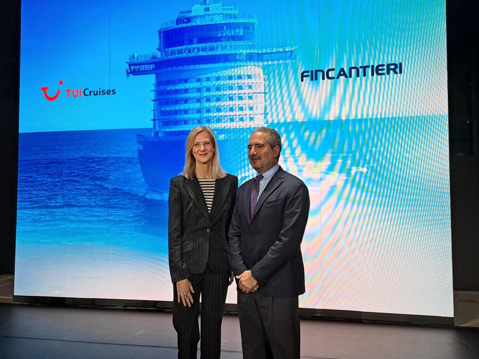 Fincantieri consegna nave da crociera innovativa a Tui Cruises a Monfalcone