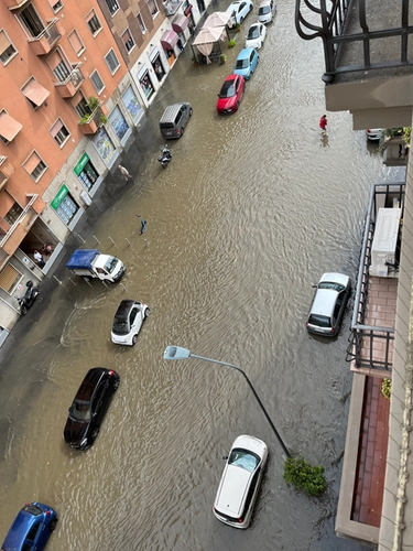 Esonda il Seveso: la vasca di laminazione è piena