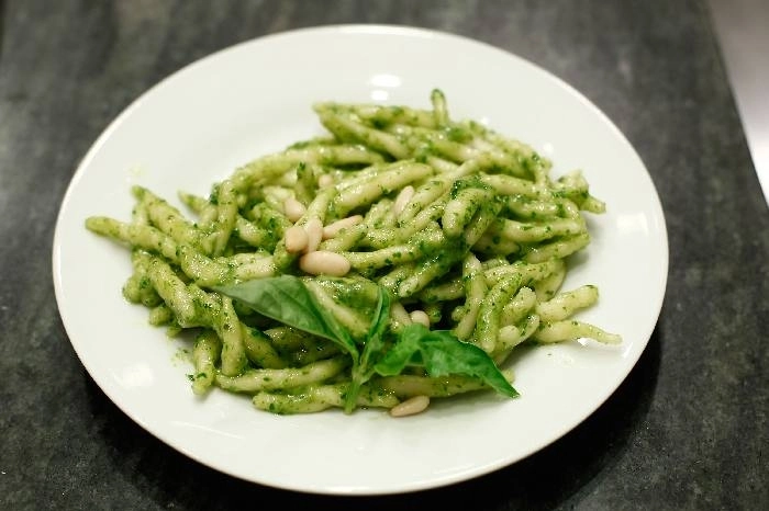 Le trofie al pesto