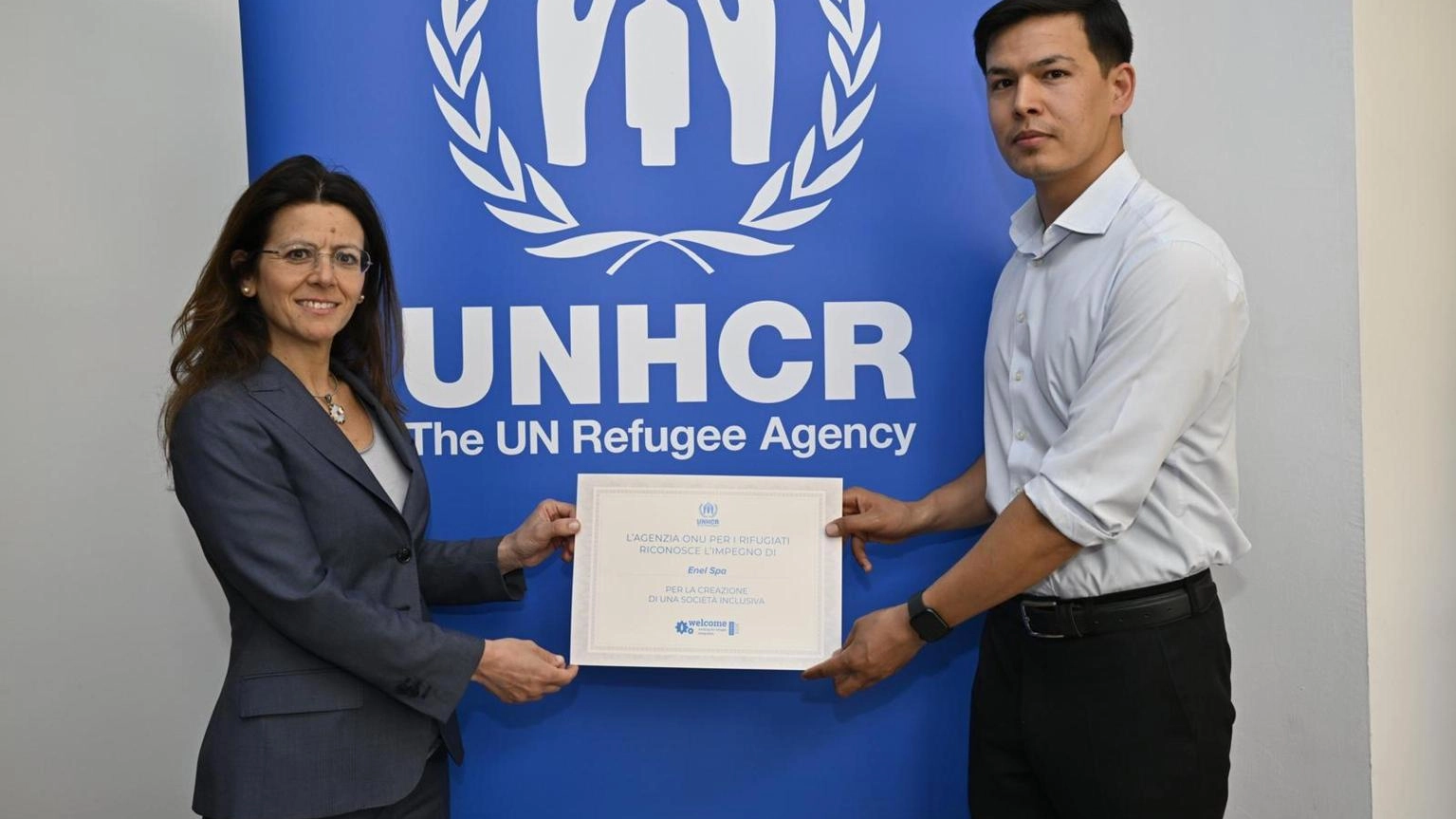 A Enel un premio per l'inserimento lavorativo dei rifugiati