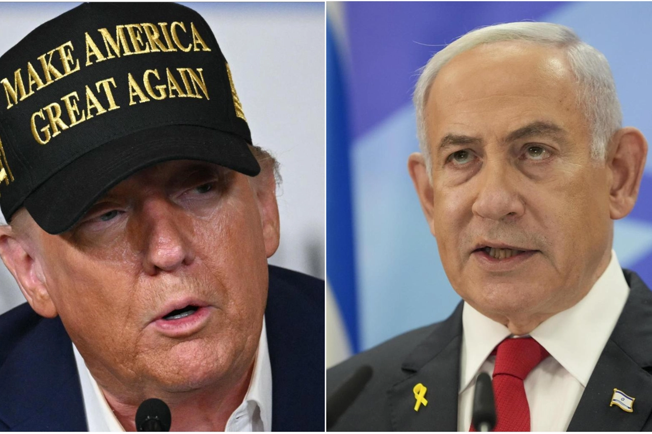 Il presidente Usa Donald Trump (a sinistra) e il premier israeliano Benjamin Netanyahu