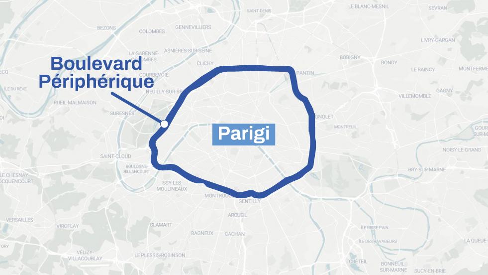 Parigi, il nuovo giro di vite: auto a 50 km/h sulla tangenziale dall’1 ottobre. Pioggia di polemiche