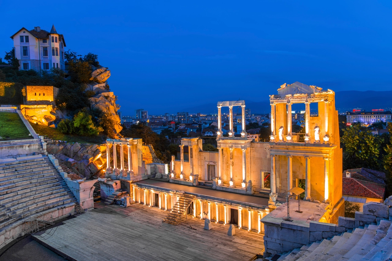 Lo spettacolare anfiteatro di Plovdiv (credits: Bulgaria, Ministero del Turismo)