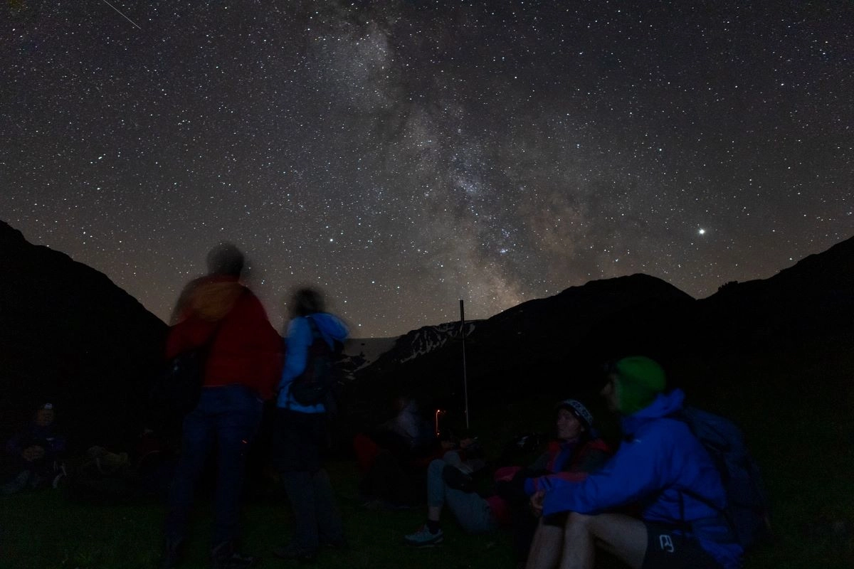 Osservazione delle stelle nella Kaunertal