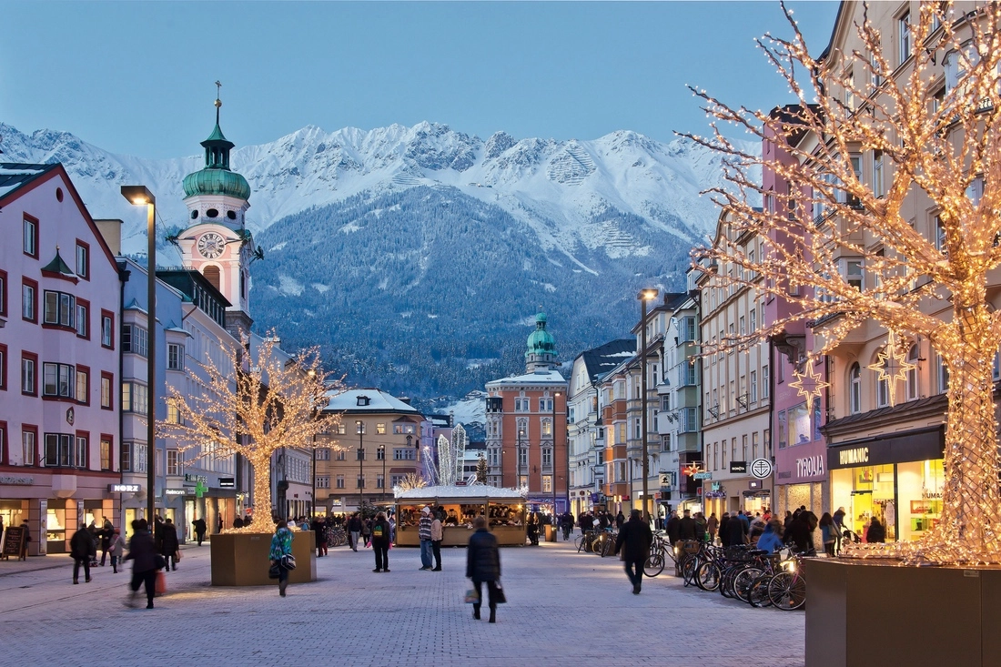 La via principale di Innsbruck