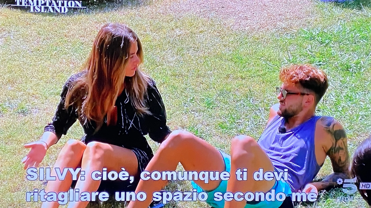 Alfonso, fidanzato di Federica, con Silvy a Temptation Island