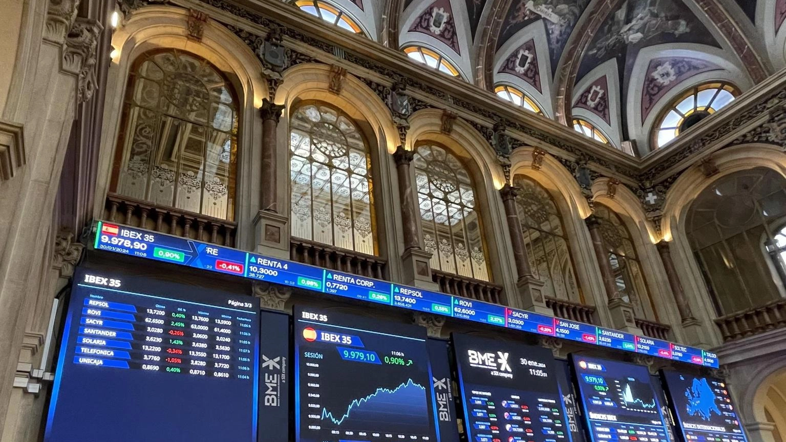 Borsa: Europa in rialzo, corre Madrid