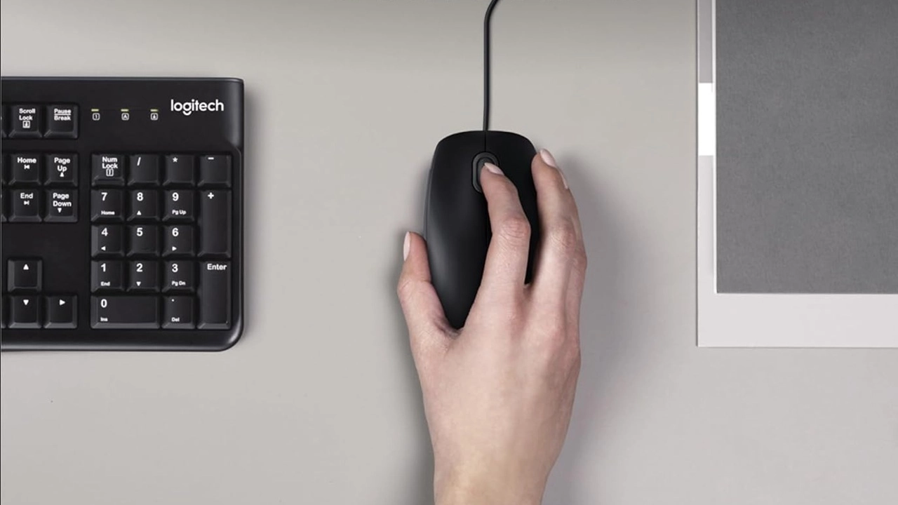 Combo tastiera e mouse Logitech