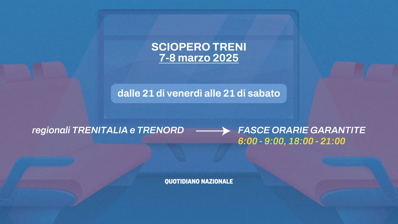 Sciopero treni 8 marzo 2025