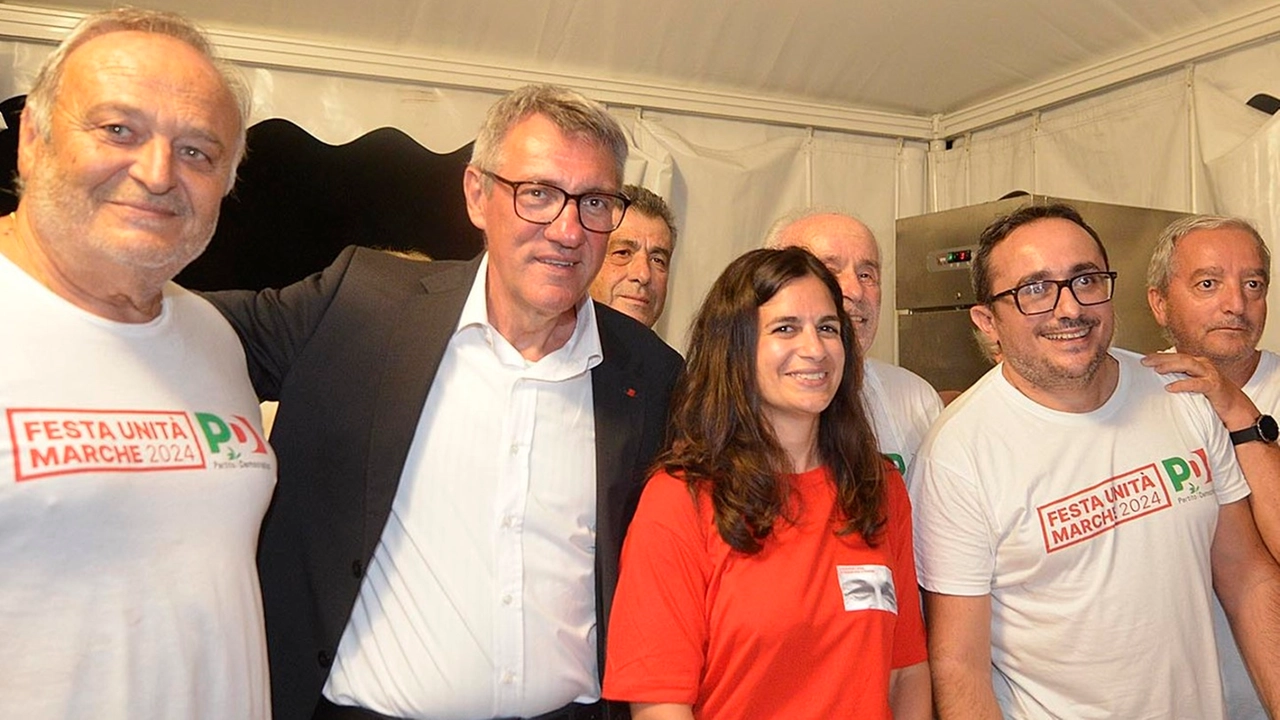 Maurizio Landini alla Festa dell'Unità di Pesaro