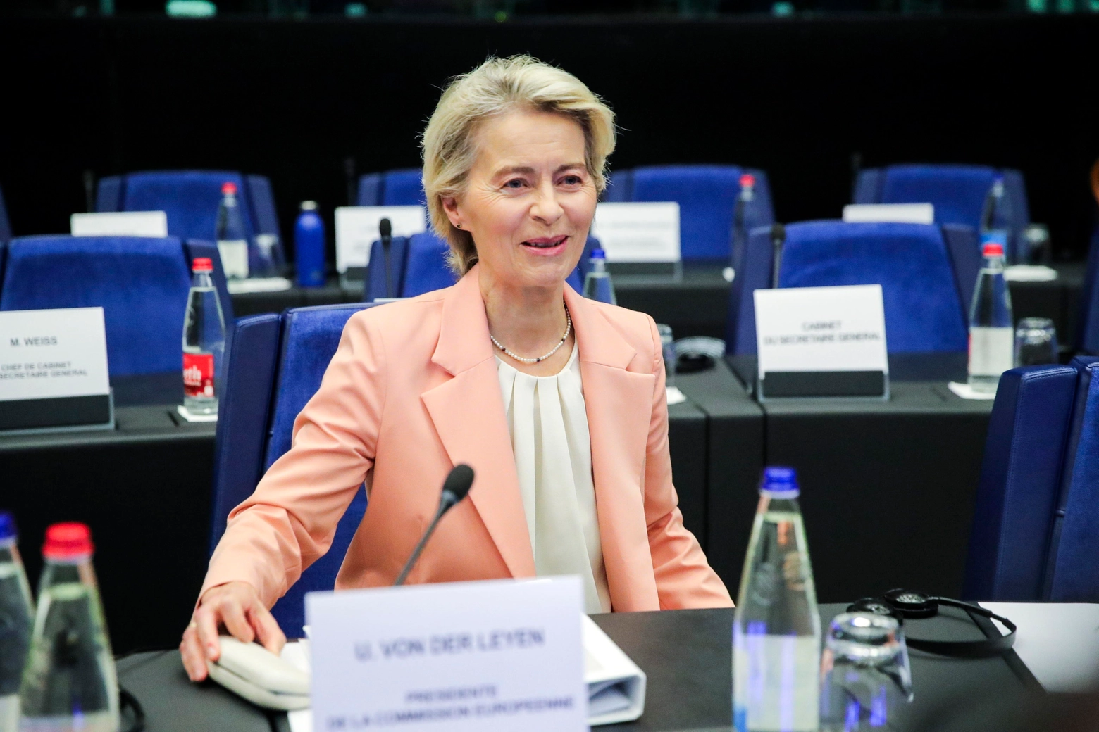 La presidente della Commissione europea Ursula von der Leyen ha presentato la sua squadra