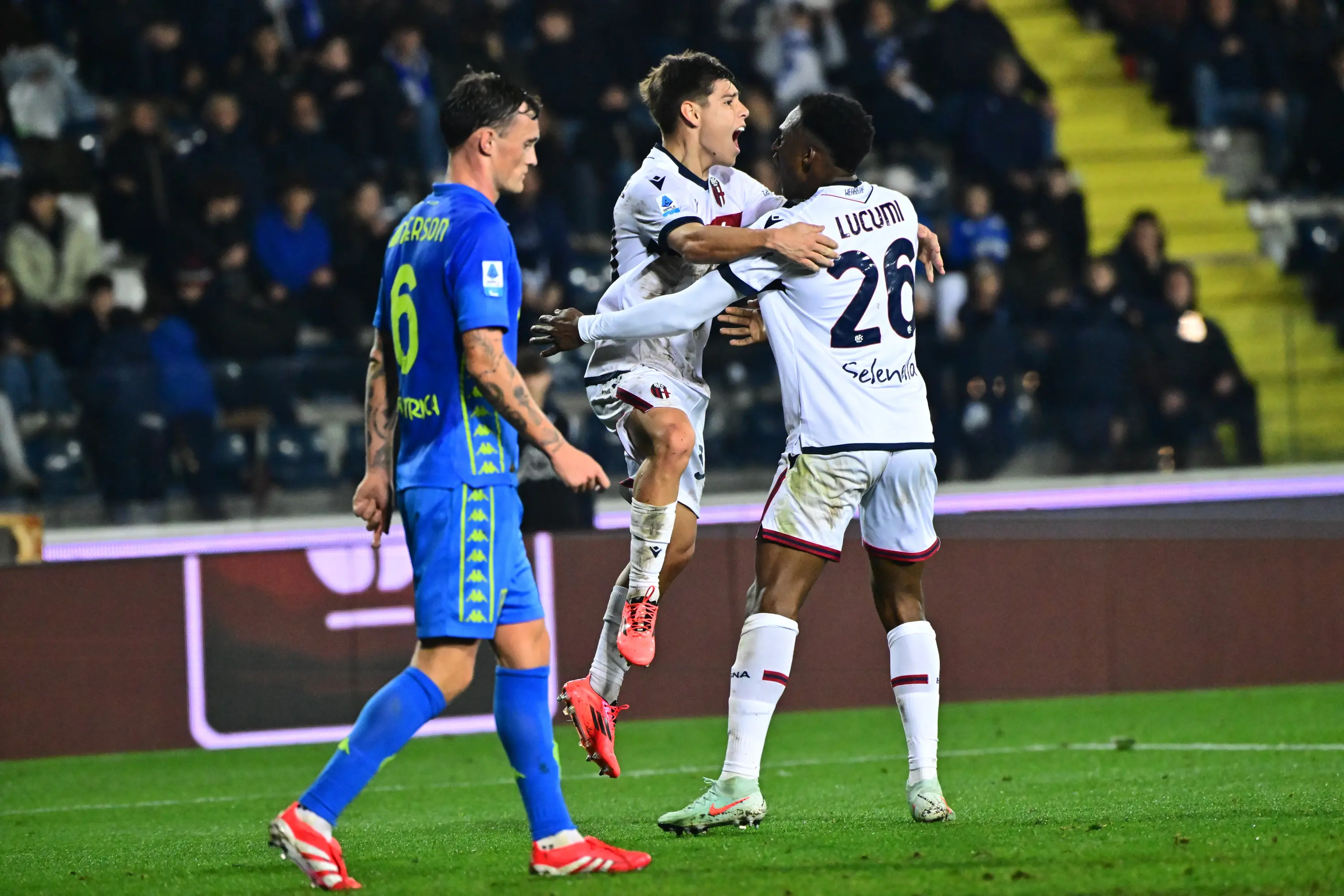 Empoli-Bologna 1-1: Dominguez risponde a Colombo