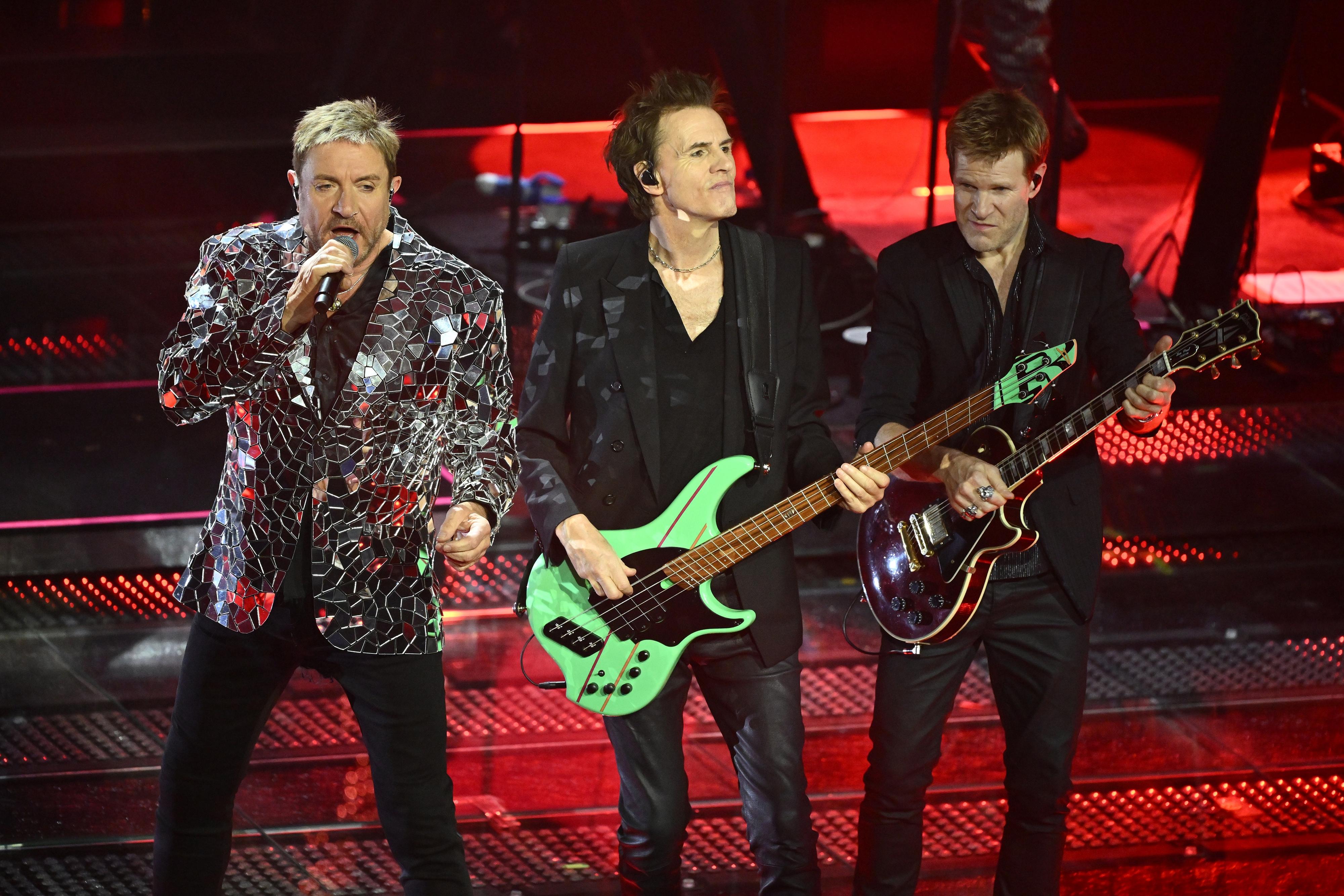 I Duran Duran al Festival di Sanremo 2025 (Ansa)