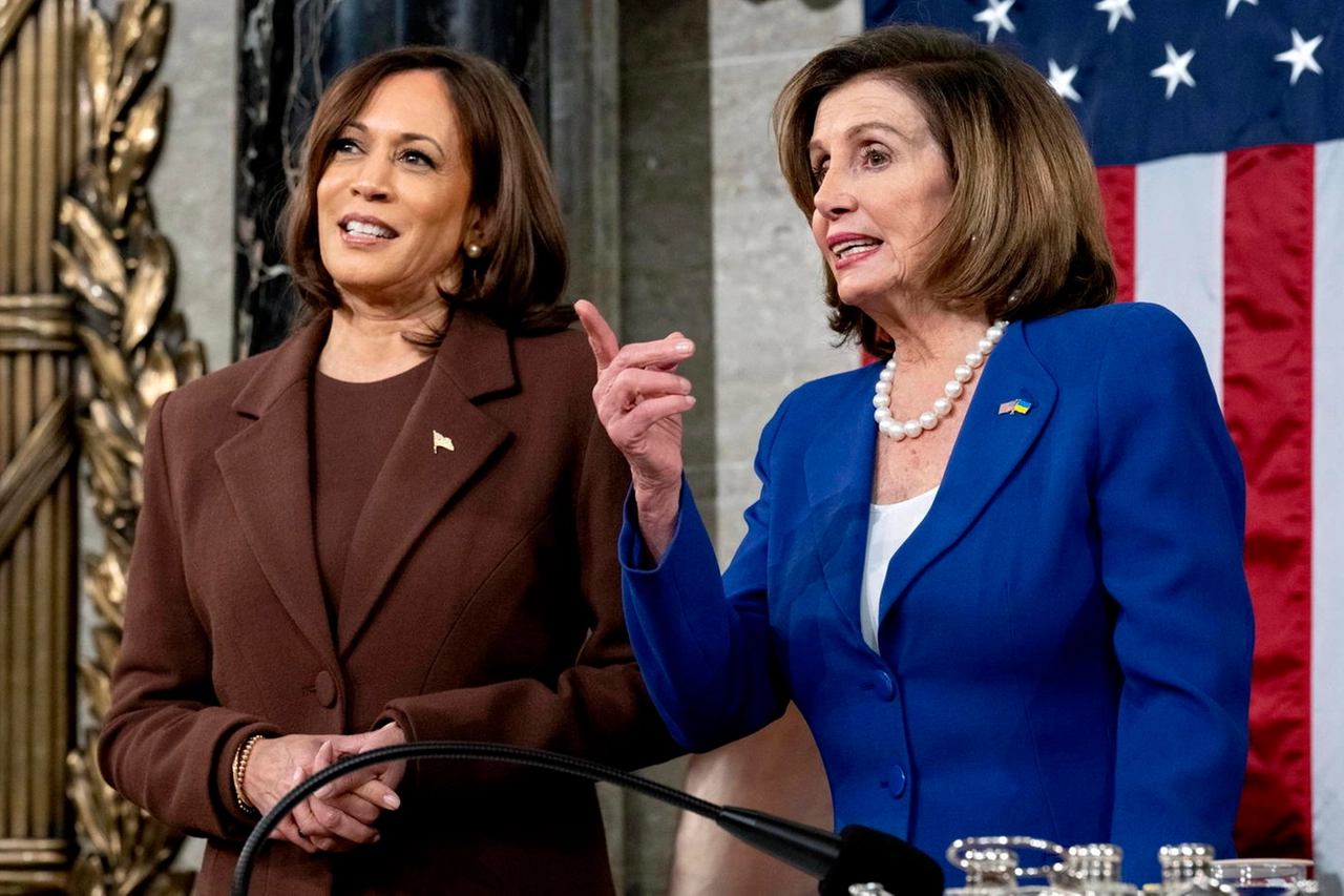 Nancy Pelosi e Kamala Harris