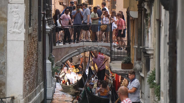 Turisti a Venezia