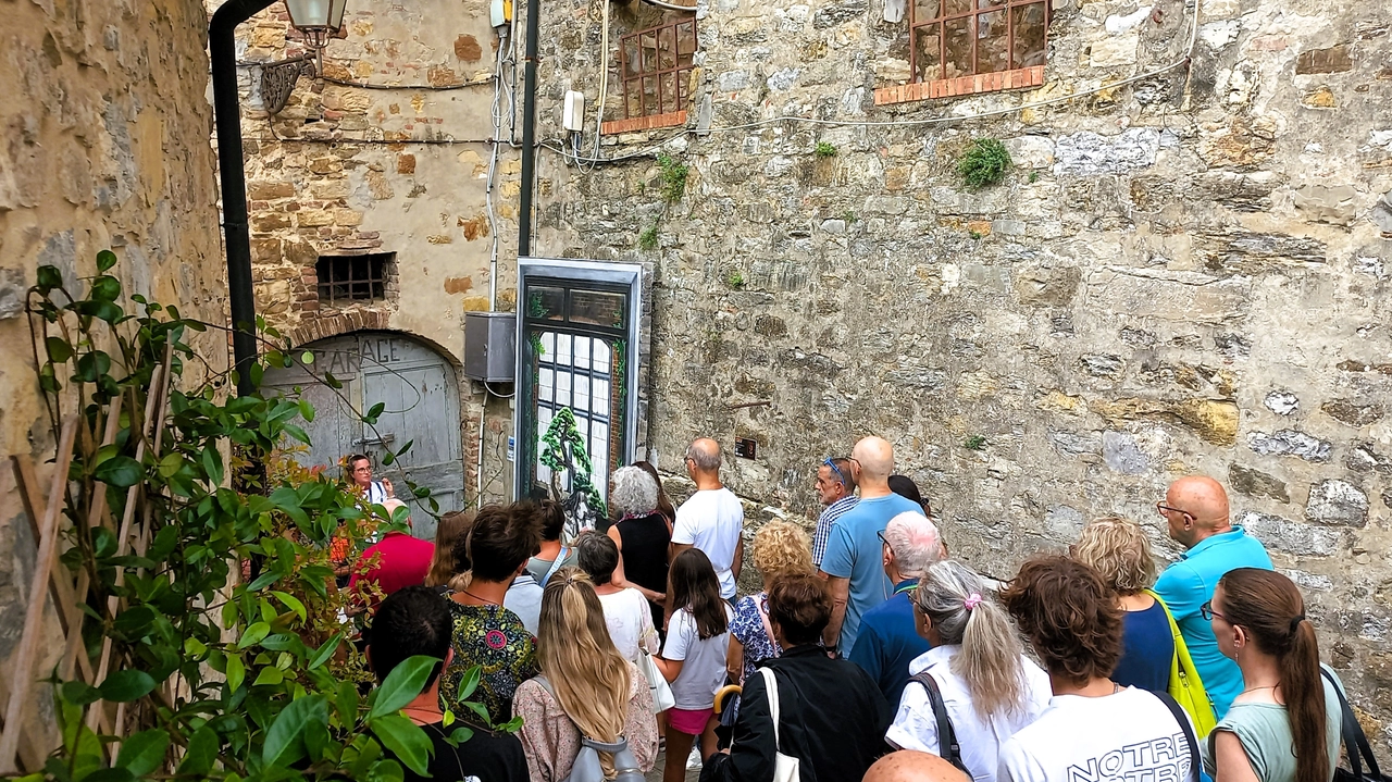 Trompe l'oeil Imago in villa, Manusch Badaracco