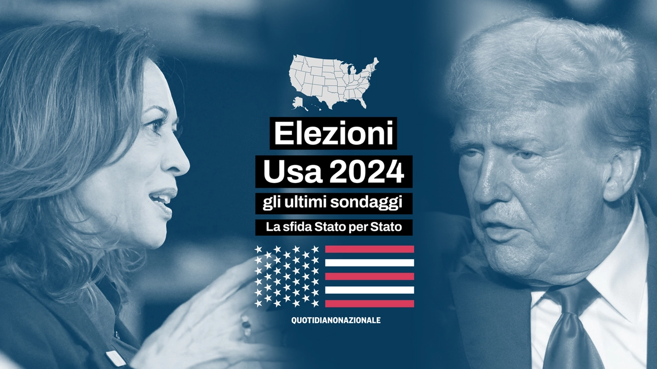 Gli ultimi sondaggi in tempo reale sulle elezioni americane 2024. Mappe e rilevazioni Stato per Stato nella sfida tra Donald Trump e Kamala Harris