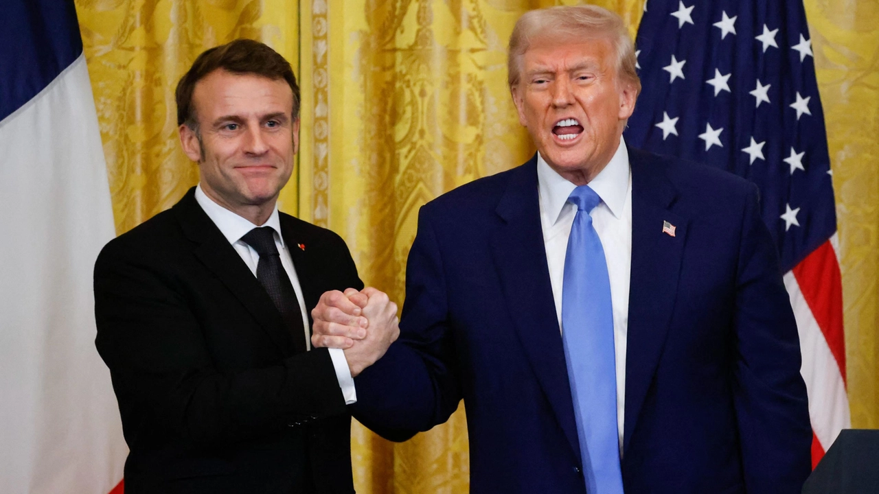 TOPSHOT-US-FRANCE-POLITICS-DIPLOMACY-TRUMP-MACRON