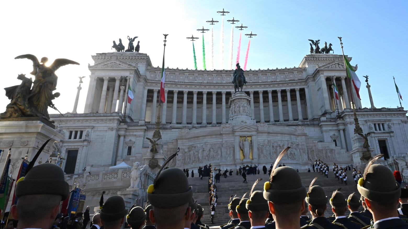 Festa 4 novembre, celebrazioni all'Altare della Patria