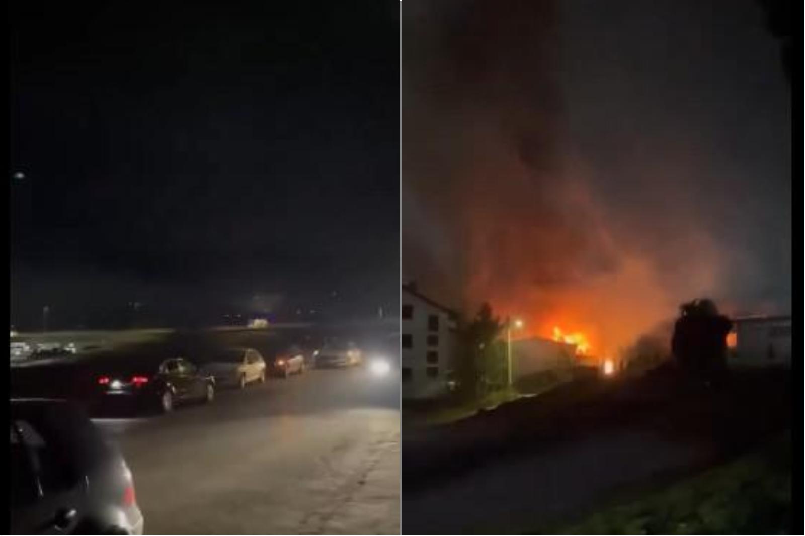 Incendio in discoteca in Macedonia del Nord (frame video X)