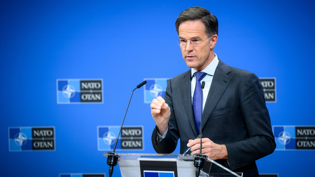 Il segretario generale della Nato, Mark Rutte (foto Imagoeconomica)