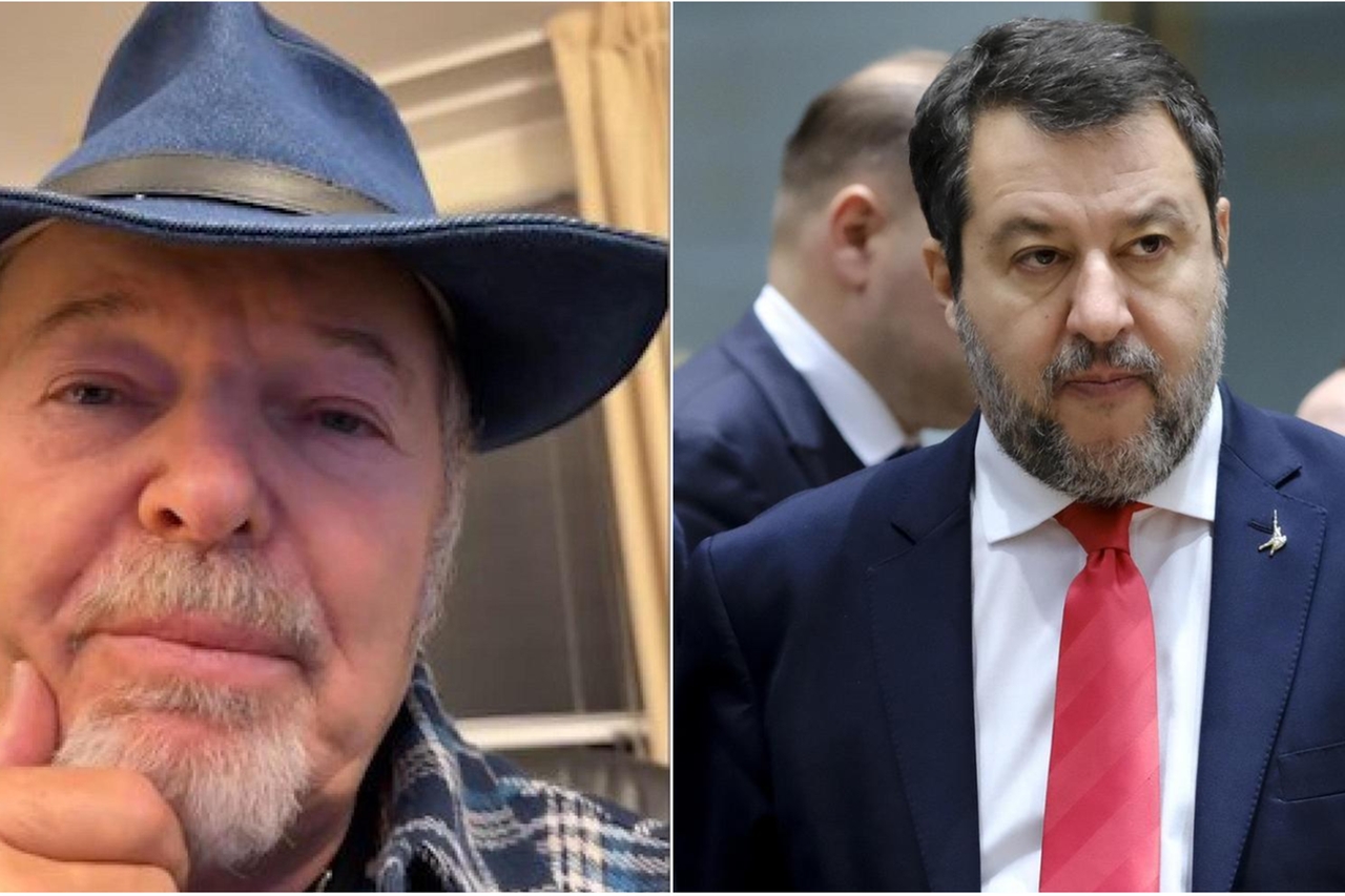 Vasco Rossi e Matteo Salvini