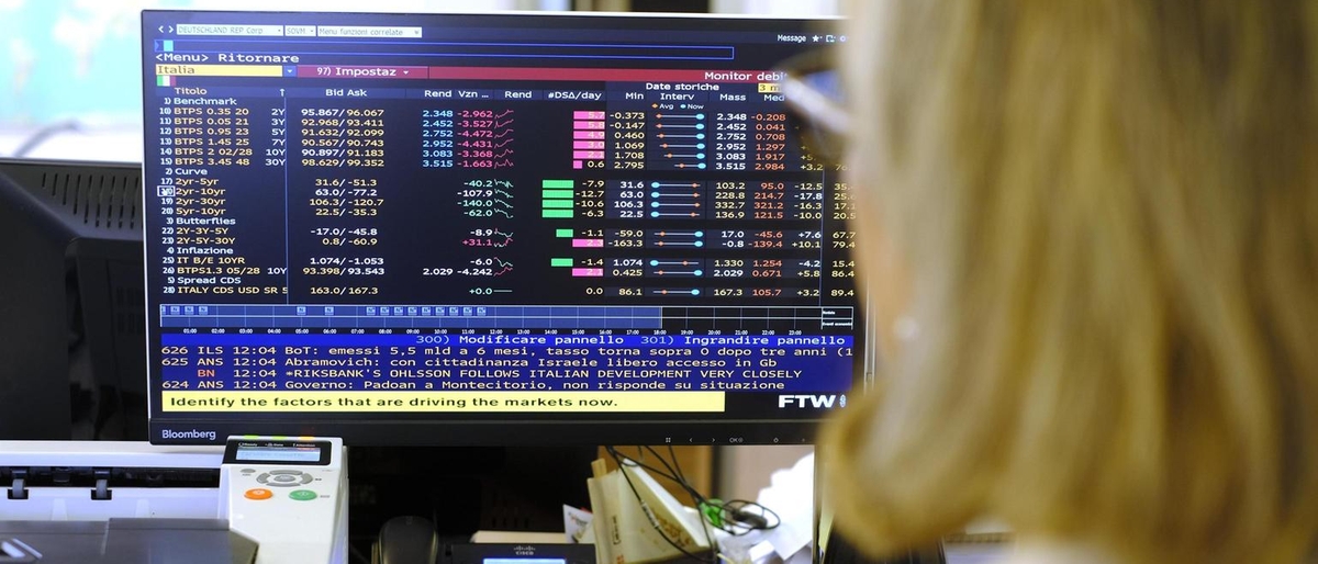 Lo spread tra Btp e Bund apre calmo a 112 punti base