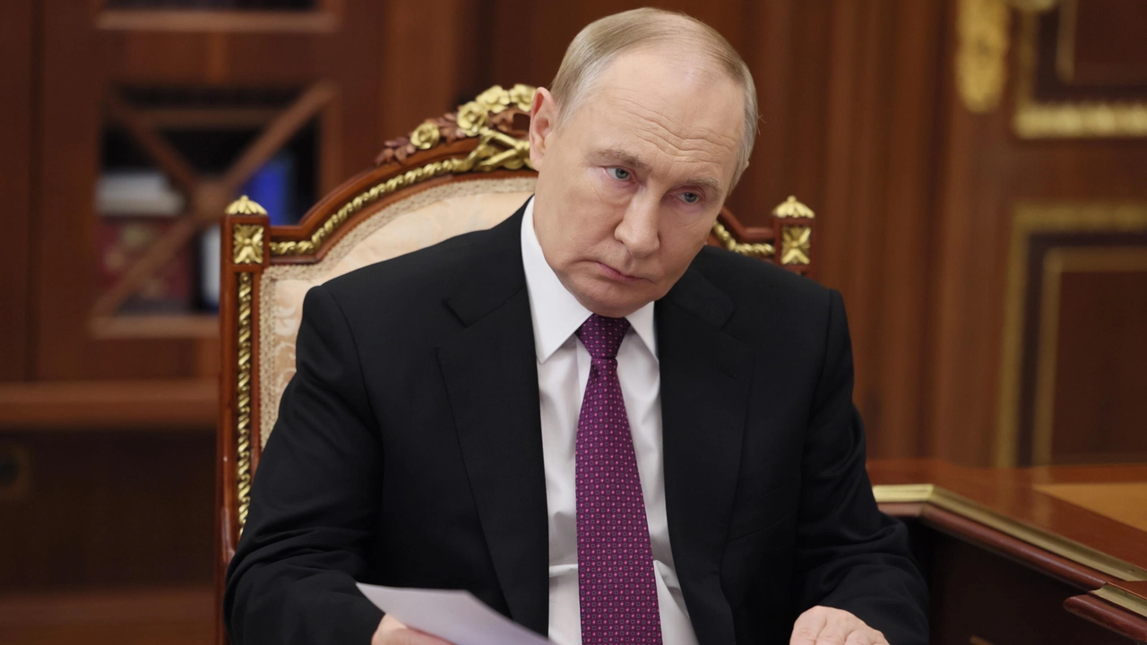 Il presidente russo Vladimir Putin (Ansa)