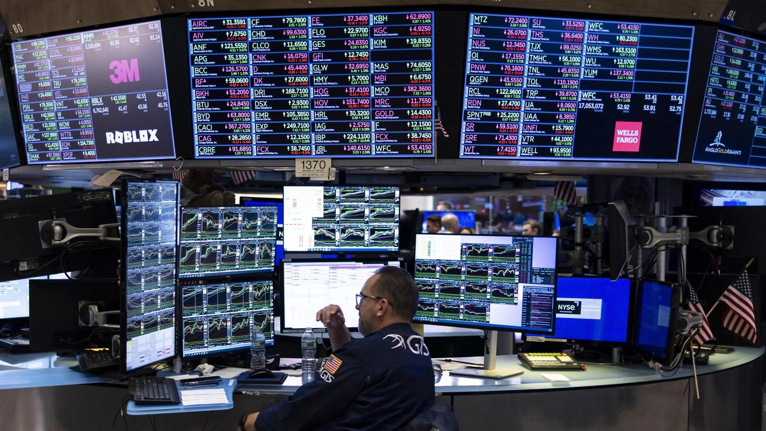 Wall Street apre debole in attesa della Fed, Dj -0,21%