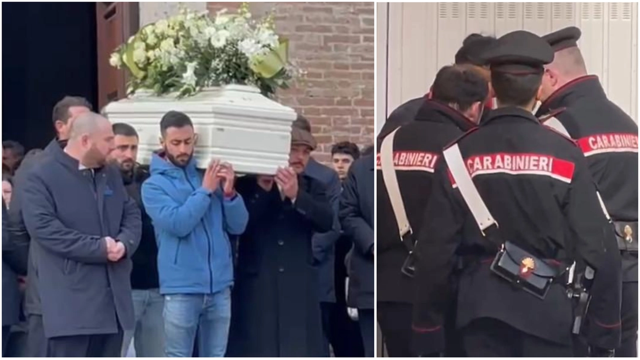 Tensioni ai funerali di Maati (Foto Gasperini/Fotocronache Germogli)