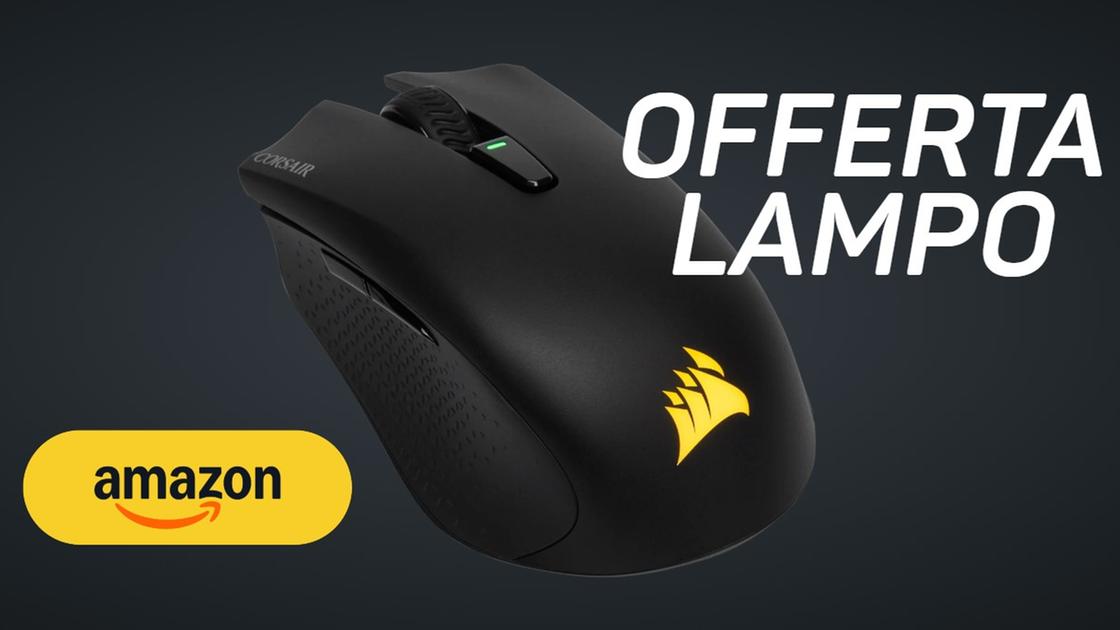 Vinci ogni partita con il mouse da gaming Corsair oggi in offerta lampo su Amazon