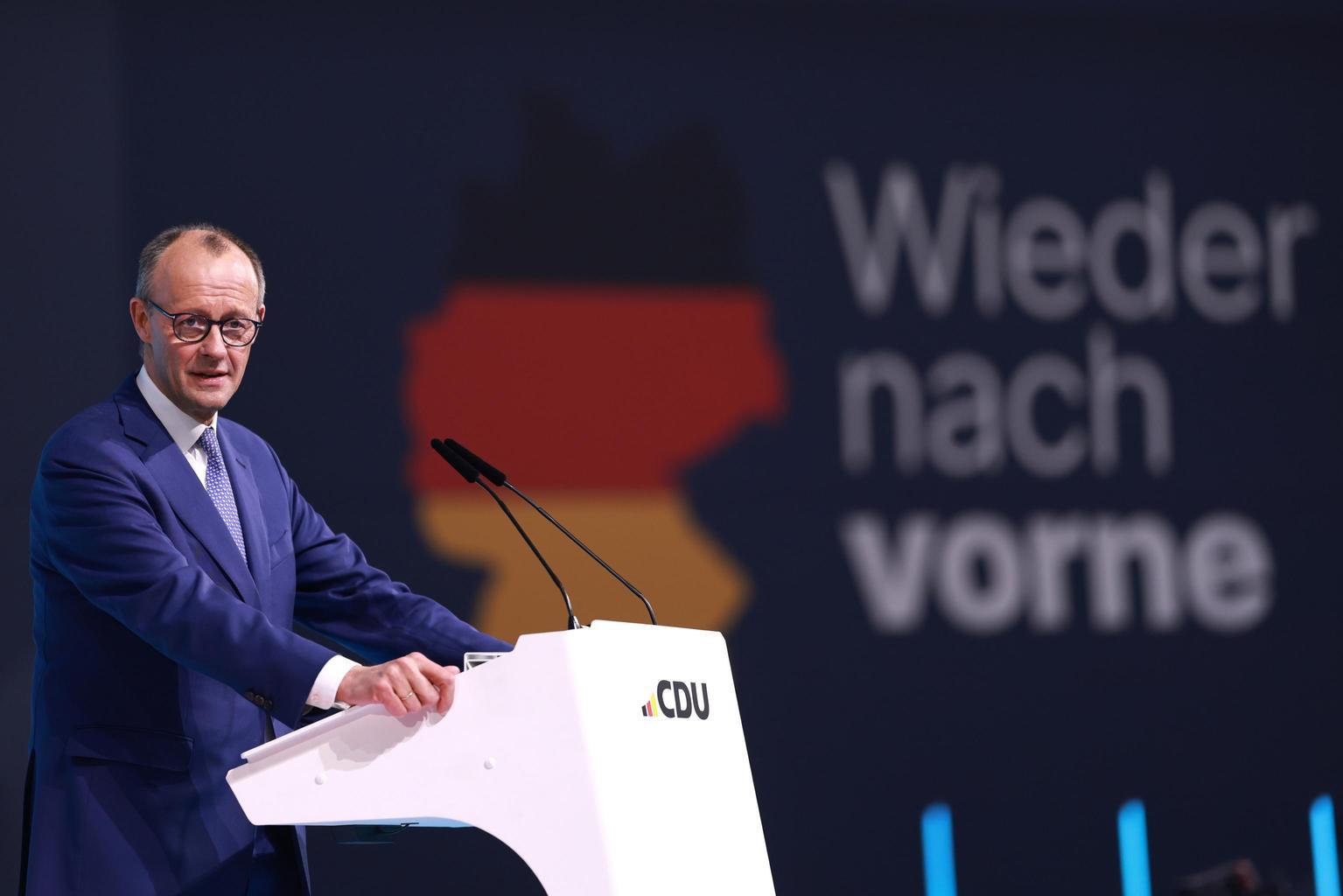 Friedrich Merz esclude collaborazione tra Cdu e AfD al congresso di Berlino